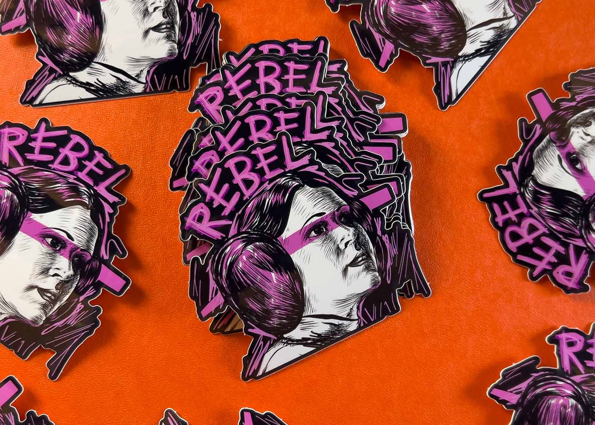 Rebel Leia Sticker