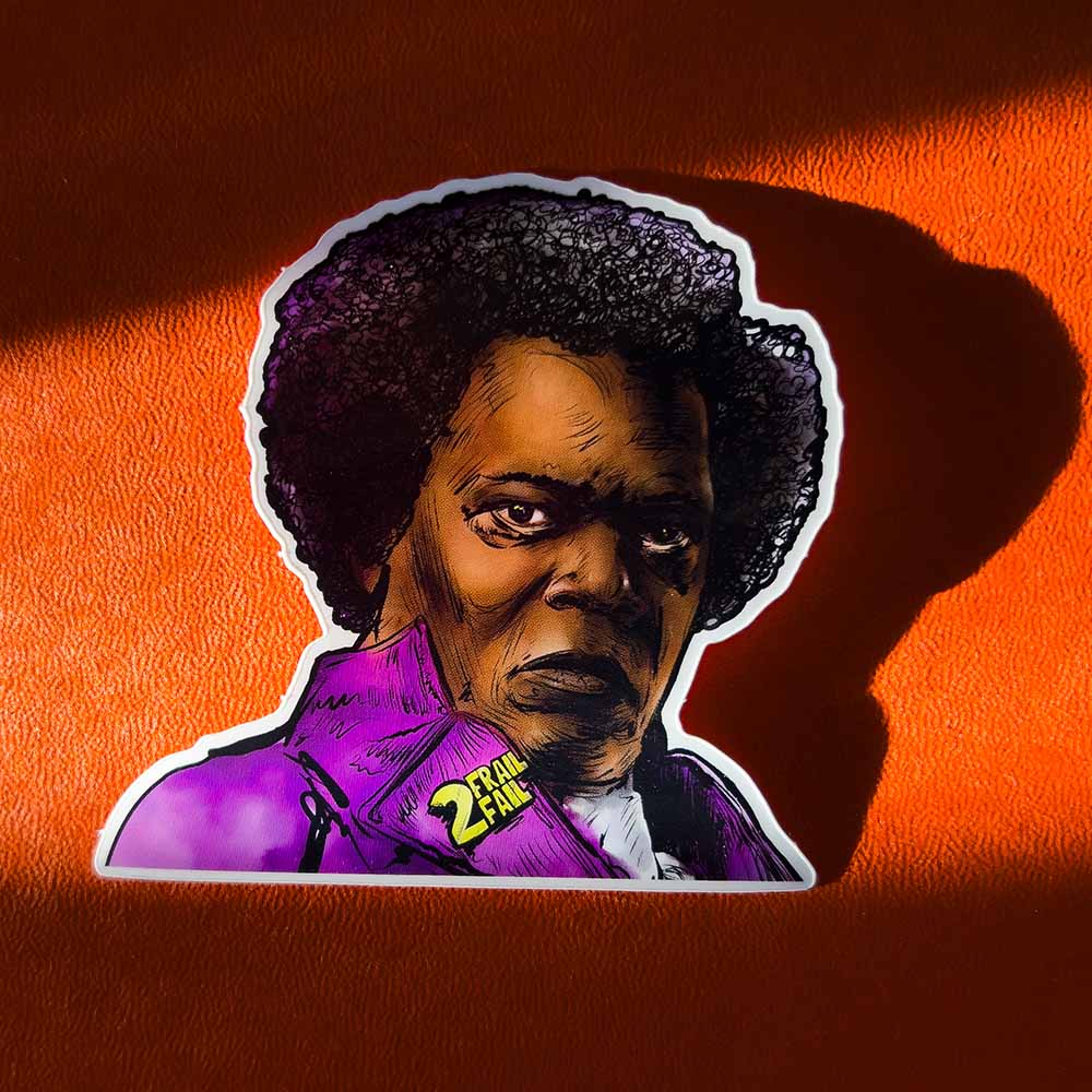 Mr. Glass is 2-Frail 2-Fail Sticker