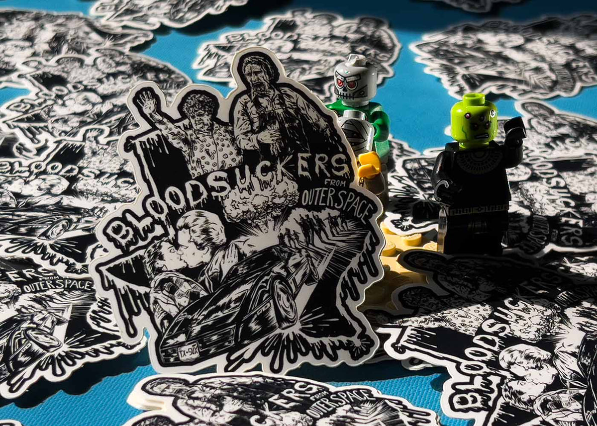 Bloodsuckers from Outer Space Sticker-Small