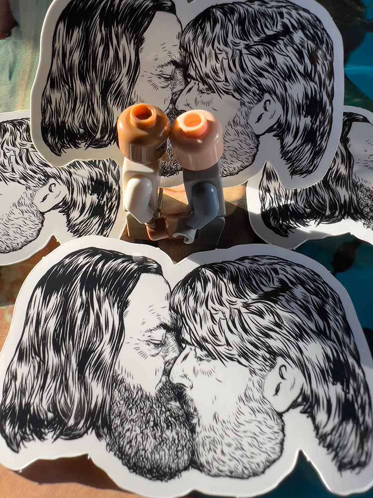 Last of Us Kiss Sticker
