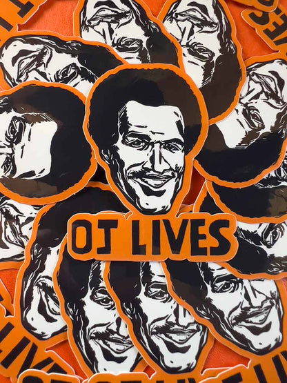 O.J. Lives Sticker
