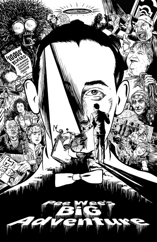Pee wee 11x17 b/w
