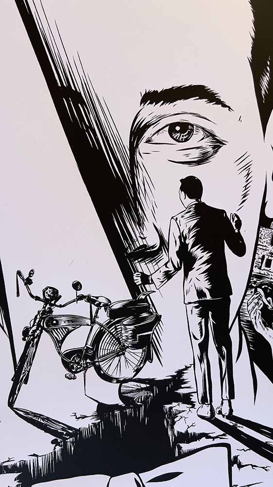 PEE WEE'S BIG ADVENTURE - Black and White