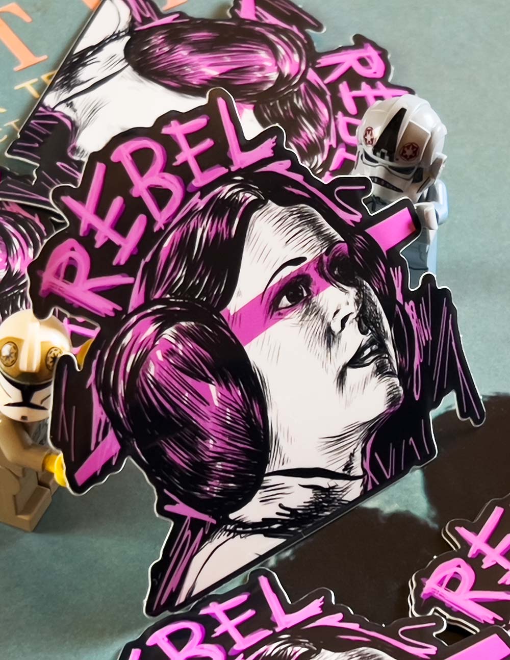 Rebel Leia Sticker