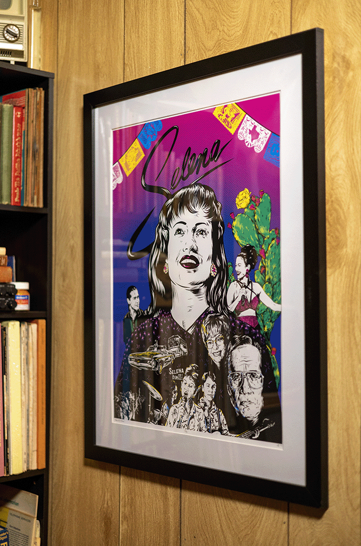 Selena Silkscreen